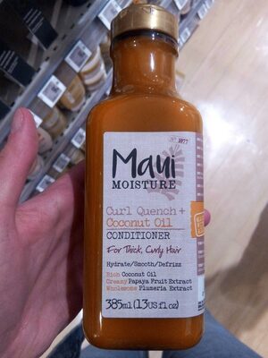 Curl quench + coconut oil conditioner