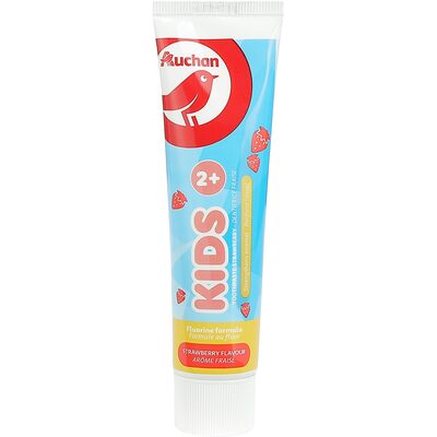 Auchan kids dentifrice - fraise - enfants 2 + - 50ml