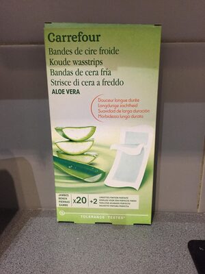 Bandes de cire froire - Aloe Vera - Jambes