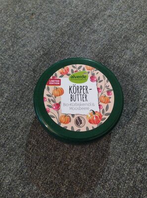 alverde Körperbutter Bio-Kürbiskernöl & Moosbeere