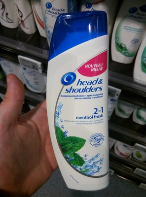 Shampooing antipelliculaire + après-shampooing 2 in 1 Menthol Fresh