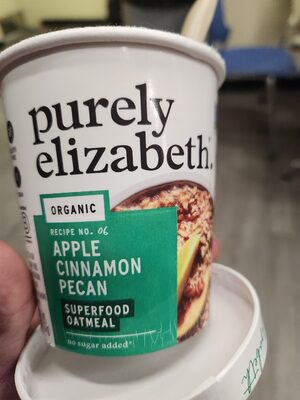 APPLE CINNAMON PECAN ORGANIC SUPERFOOD OATMEAL, APPLE CINNAMON PECAN