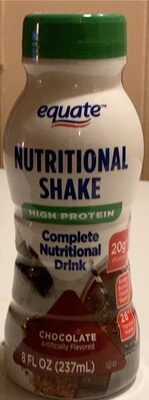 CHOCOLATE FLAVORED HIGH PROTEIN 24 COMPLETE NUTRITIONAL SHAKES DRINK, CHOCOLATE