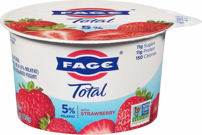 FAGE, GREEK STRAINED YOGURT WITH STRAWBERRY, STRAWBERRY
