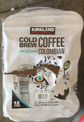 Costco Companies Inc. 100% COLOMBIAN COLD BREW COFFEE, 100% COLOMBIAN