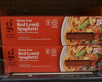 GLUTEN FREE PASTA, RED LENTIL SPAGHETTI