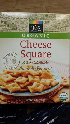 CHEESE SQUARE CRACKERS, CHEESE