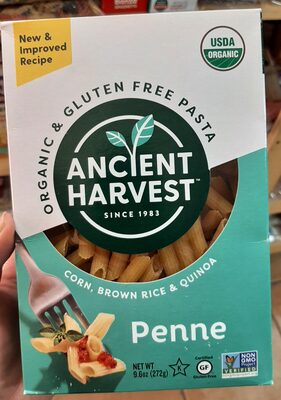 ORGANIC & GLUTEN FREE PASTA, CORN, BROWN RICE & QUINOA PENNE