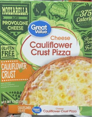 CHEESE CAULIFLOWER CRUST PIZZA, CHEESE
