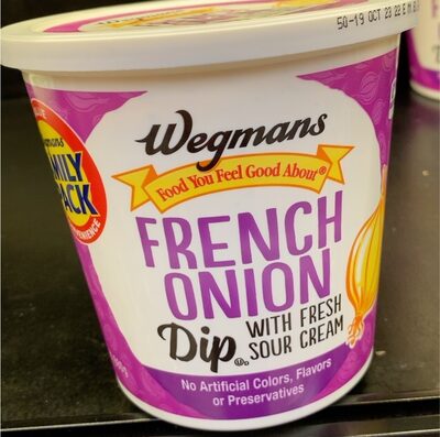 FRENCH ONION DIP WITH FRESH SOUR CREAM, FRENCH ONION