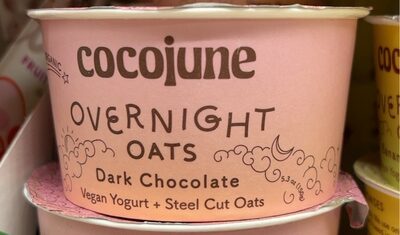 DARK CHOCOLATE ORGANIC OVERNIGHT OATS, DARK CHOCOLATE