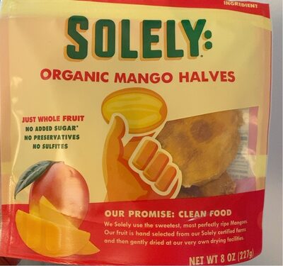 DRIED FRUIT ORGANIC MANGO HALVES