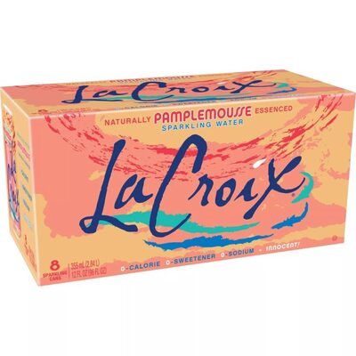 GRAPEFRUIT PAMPLEMOUSSE SPARKLING WATER, GRAPEFRUIT PAMPLEMOUSSE