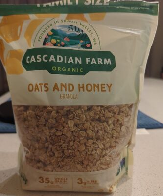 Cascadian Farm Organic Oats and Honey Family Size Granola