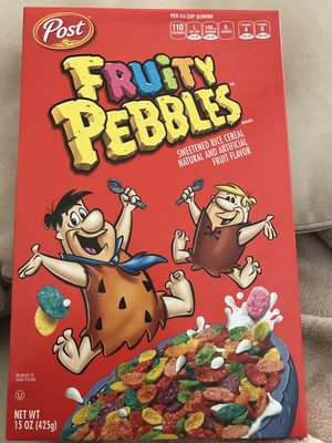 FRUIT FLAVOR SWEETENED RICE CEREAL, FRUIT