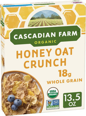 Cascadian Farm Organic Honey Oat Crunch Breakfast Cereal