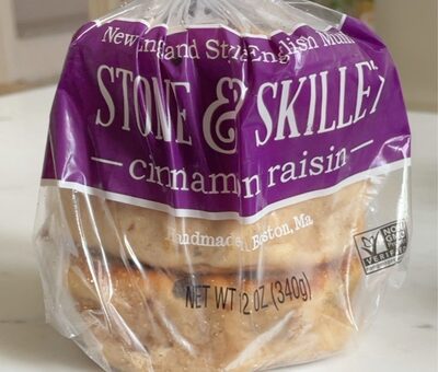 CINNAMON RAISIN ALL NATURAL HANDCRAFTED ENGLISH MUFFINS