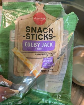 BLEND OF COLBY & MONTEREY JACK CHEESE SNACK STICKS, COLBY JACK