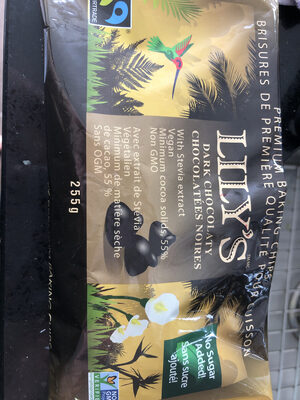 DARK CHOCOLATE BAKING CHIPS, DARK CHOCOLATE