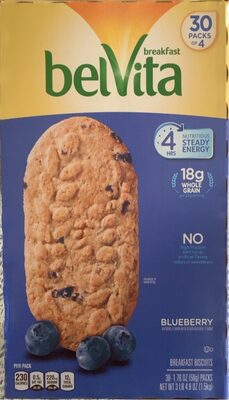 BLUEBERRY CRUNCHY BREAKFAST BISCUITS, BLUEBERRY