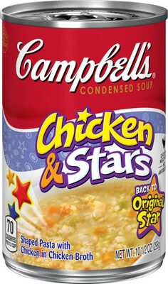Campbell's Condensed Chicken & Stars Soup, 10.5 oz. Can