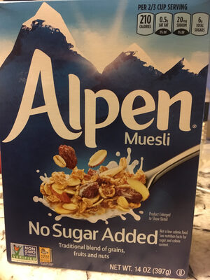ALPEN MUESLI, 14 OZ