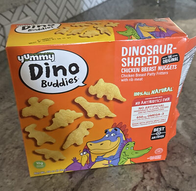 Dinosaur-Shaped Chicken Breast Nuggets