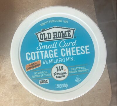 4% SMALL CURD COTTAGE CHEESE