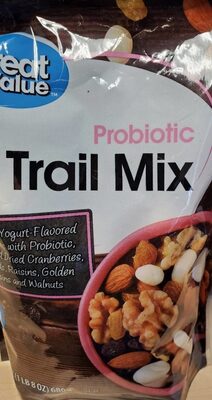 Wal-Mart Stores, Inc. PROBIOTIC MADE WITH YOGURT-FLAVORED CRANBERRIES WITH PROBIOTIC, SWEETENED DRIED CRANBERRIES, ALMONDS, RAISINS, GOLDEN RAISINS AND WALNUTS TRAIL MIX, PROBIOTIC