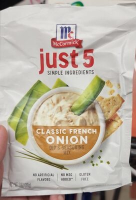 CLASSIC FRENCH ONION DIP & SEASONING MIX, CLASSIC FRENCH ONION