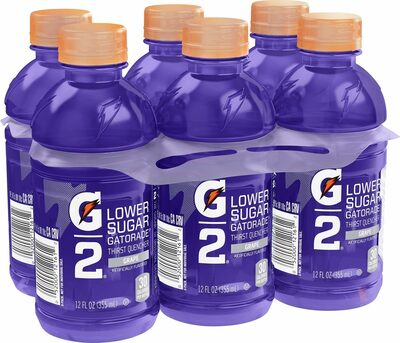 Gatorade G2 Low Calorie Grape Thirst Quencher (6 - 12 Fl Oz) 72 Fluid Ounce 6 Pack Plastic Bottles