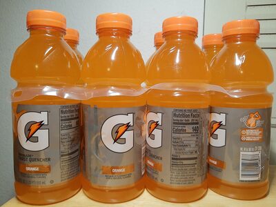 Gatorade Thirst Quencher Orange (8 - 20 Fluid Ounce) 160 Fluid Ounce 8 Pack Plastic Bottles