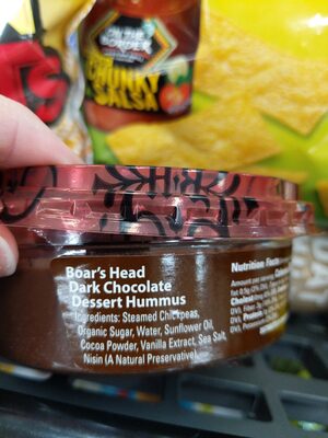 DARK CHOCOLATE DESSERT HUMMUS, DARK CHOCOLATE