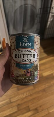 ORGANIC BUTTER BEANS, ORGANIC BUTTER