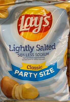 CLASSIC LIGHTLY SALTED POTATO CHIPS, CLASSIC LIGHTLY SALTED