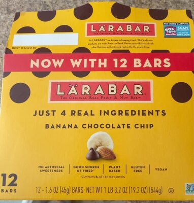 BANANA CHOCOLATE CHIP BARS