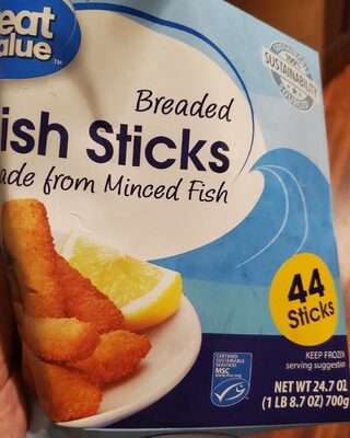 BREADED FISH STICKS, BREADED