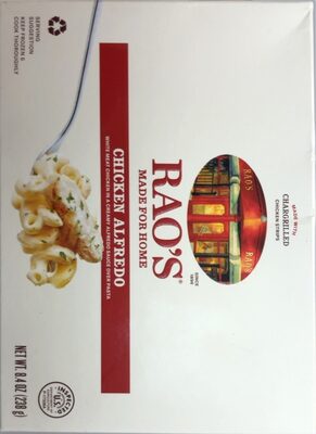 CHICKEN ALFREDO WHITE MEAT CHICKEN IN A CREAMY ALFREDO SAUCE OVER PASTA, CHICKEN ALFREDO