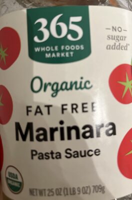 FAT FREE MARINARA PASTA SAUCE, MARINARA