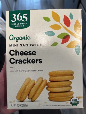 CHEESE MINI SANDWICH CRACKERS, CHEESE