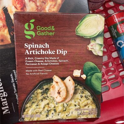 SPINACH ARTICHOKE DIP, SPINACH ARTICHOKE