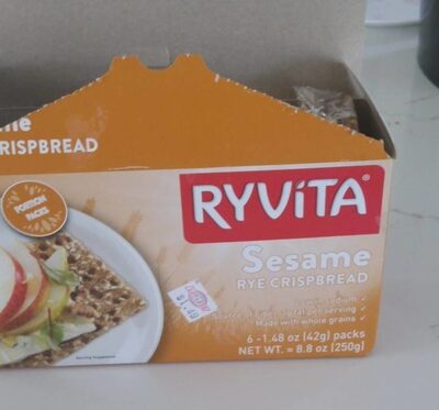 Ryvita Sesame Rye Crispbread 250g