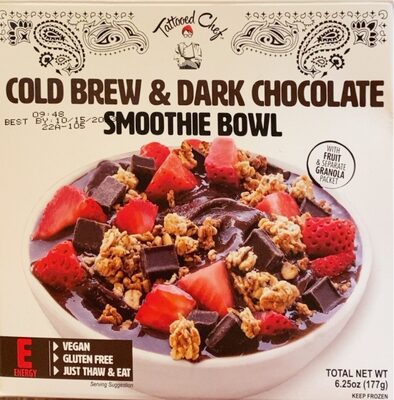 COLD BREW & DARK CHOCOLATE SMOOTHIE BOWL, DARK CHOCOLATE