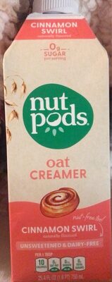 CINNAMON SWIRL OAT CREAMER, CINNAMON