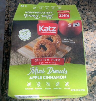 APPLE CINNAMON GLUTEN-FREE MINI DONUTS, APPLE CINNAMON