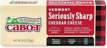 CABOT, SERIOUSLY SHARP CHEDDAR CHEESE