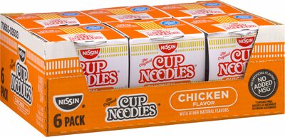 Nissin, Cup Noodles, Ramen Noodle Soup, Chicken, Chicken