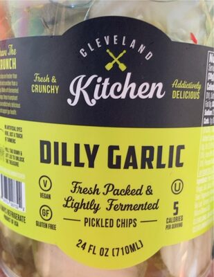 DILLY GARLIC PICKLED CHIPS, DILLY GARLIC