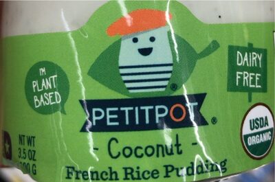 COCONUT FRENCH RICE PUDDING, COCONUT