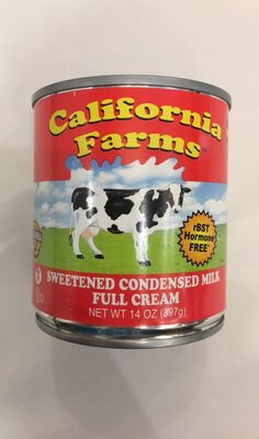 CALIFORNIA FARMS, FULL CREAM SWEETENED CONDENSED MILK